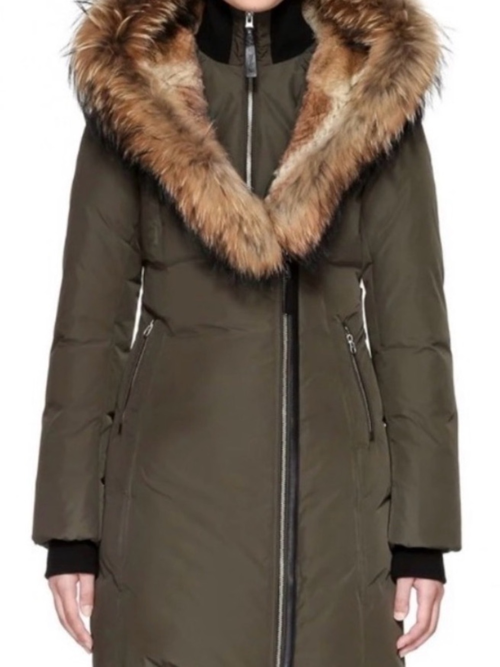 Mackage Faux-Fur Trim Puffer Coat